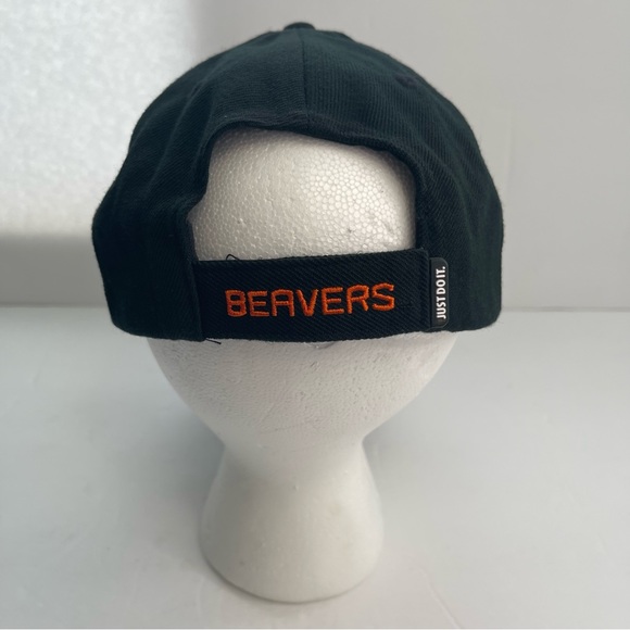 Oregon State Beavers OS Hat Nike Black Orange Hook and Loop Adjustable Back - Picture 7 of 12